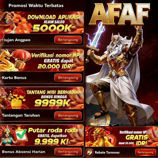 AFAF Bonus Member Baru 100%